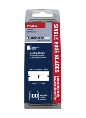 Single Edge Razor Blades #9 Aluminum Back Case 5000